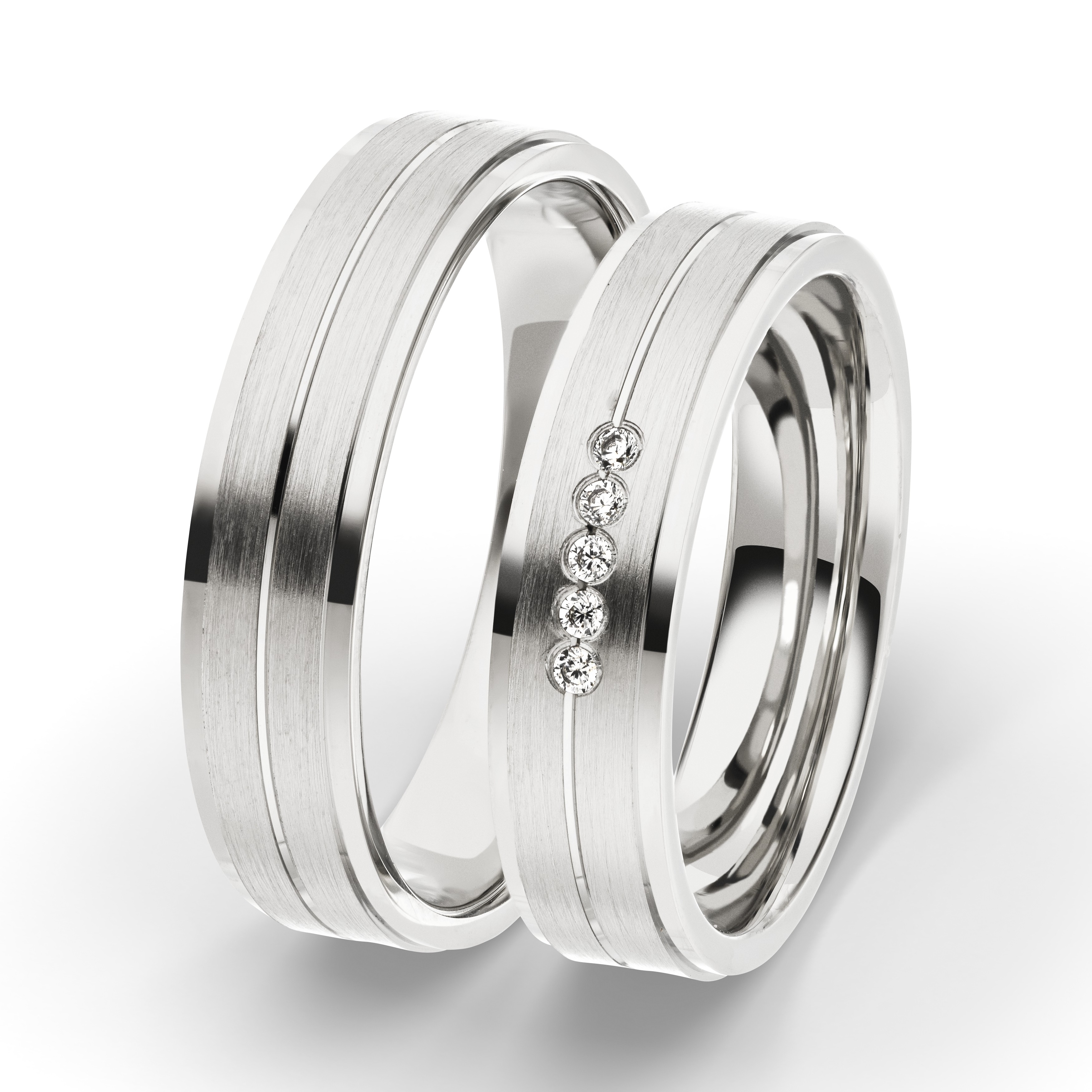 Trauring Weißgold 1978-1