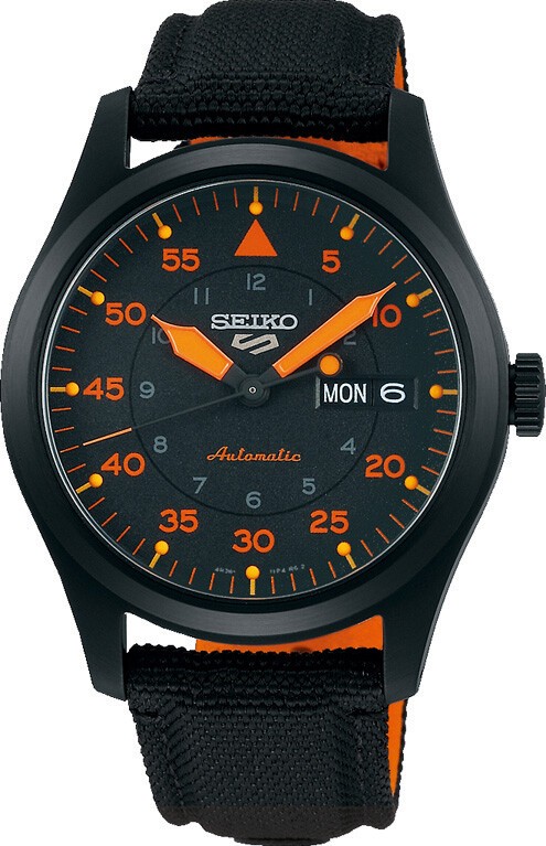 SRPH33K1 | Seiko 5 Field Orange