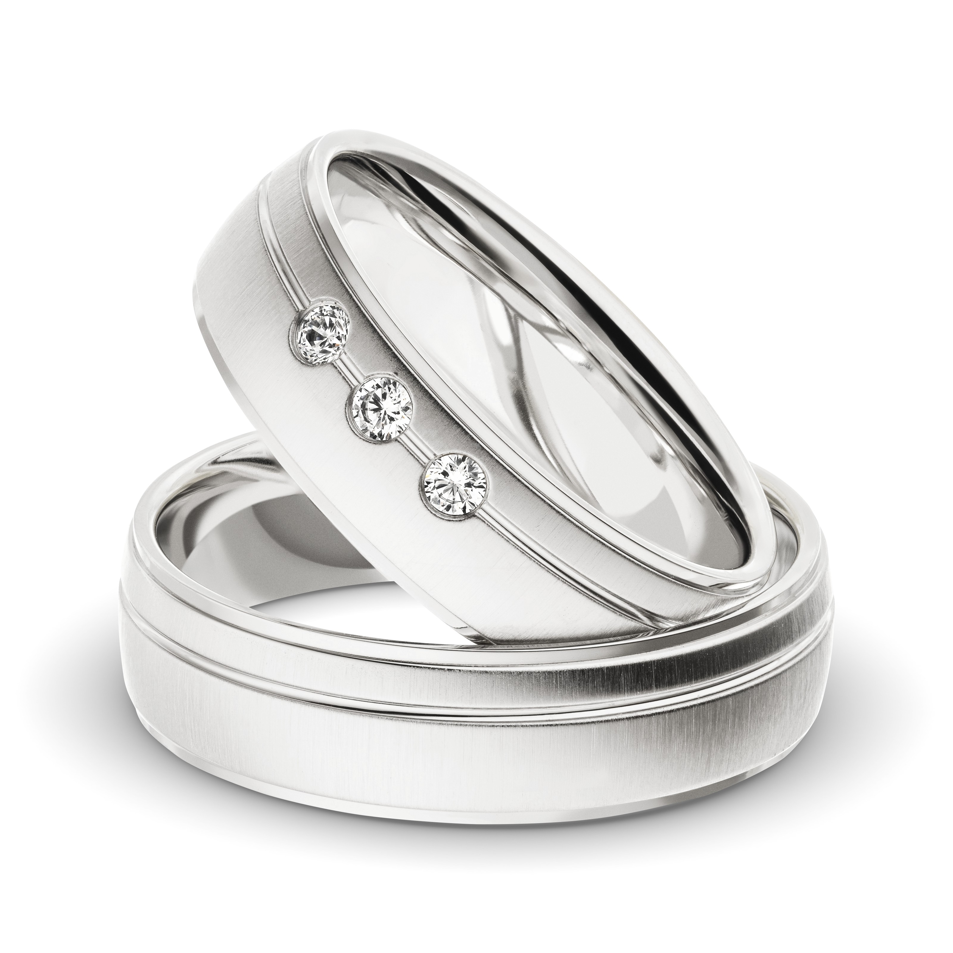 Trauring Weißgold 3131-1