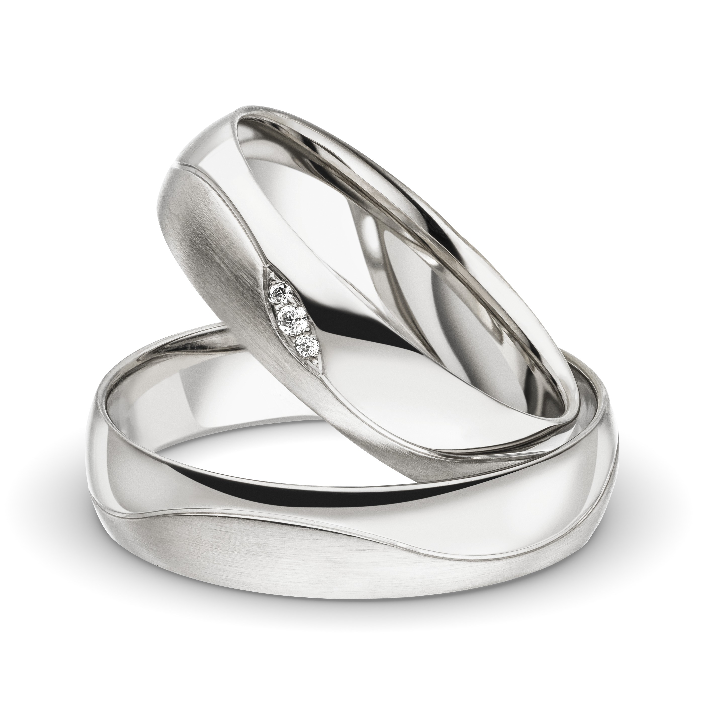 Trauring Weißgold 1112-1