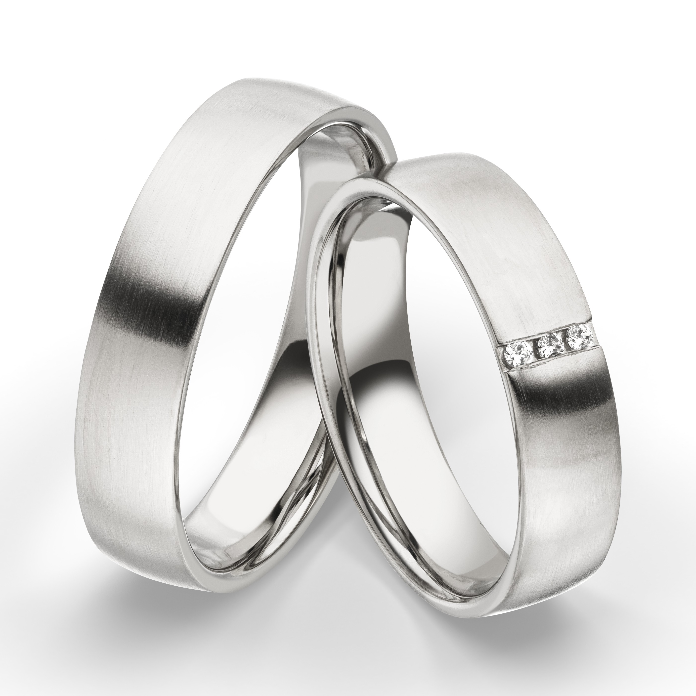 Trauring Weißgold 3792-1